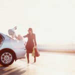 Woman Loading Car